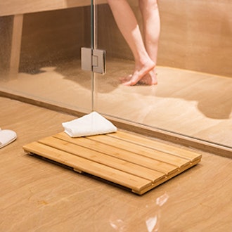 GOBAM Bamboo Shower Mat