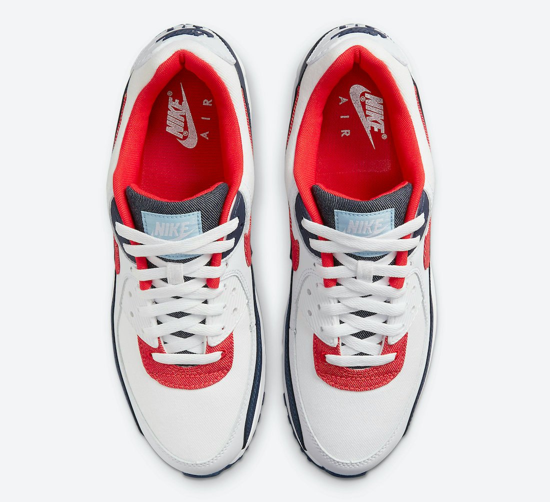 Air max 90 usa clearance flag