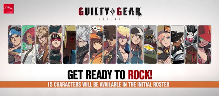 guilty gear strive roster