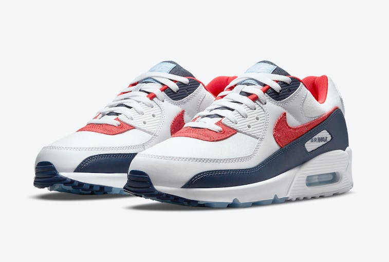 Show Your Love For Murica With Nike S Usa Denim Air Max 90 Sneakers Show Your Love For Murica With Nike S Usa Denim Air Max 90 Sneakers