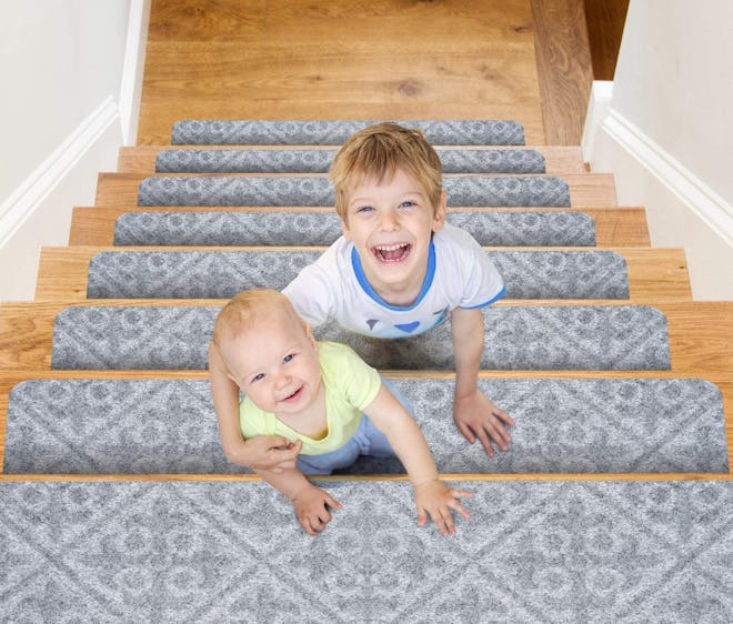 CrystalMX Non-Slip Carpet Stair Treads (15-Count)