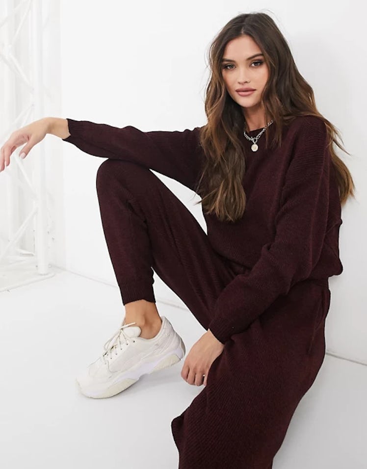 Femme Luxe Knitted Oversized Sweater and Sweatpants