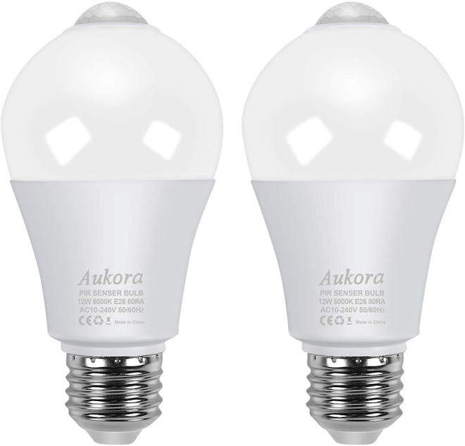 Aukora Motion Sensor Light Bulbs (12W)