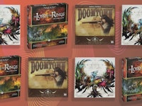 Image of several games like Magic: The Gathering