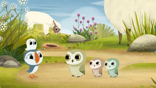 'Puffin Rock' is a cartoon animal show that features wildlife of coastal Ireland.