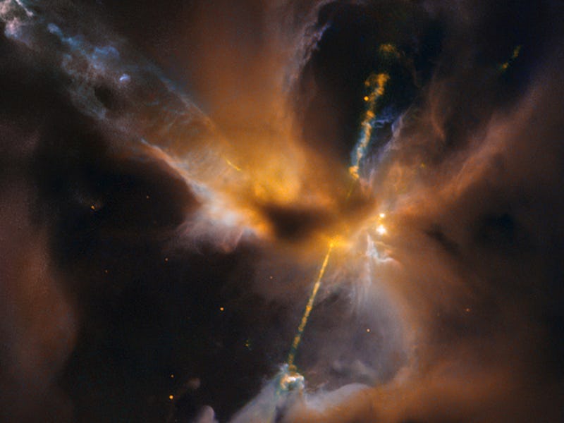 Herbig–Haro object is a turbulent birthing ground for new stars