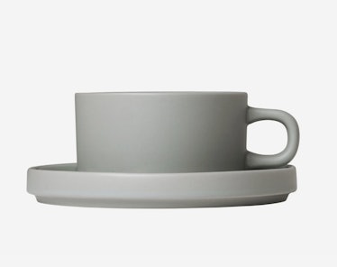 Blomus Mio Tea Cups w/ Saucer - Set of 2