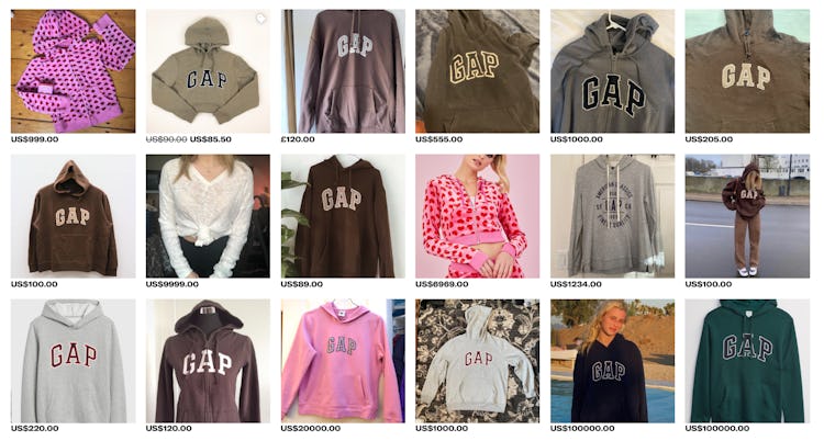 Gap hoodie depop.