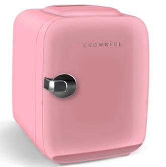CROWNFUL Portable Mini Fridge (4 Liter/6 Can) 