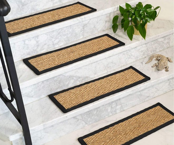 Natural Area Rugs Seagrass Stair Treads (13-Count)