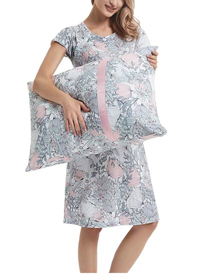 Matching hospital gown hot sale and pillowcase