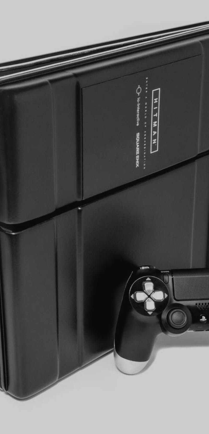 sony playstation 4 hitman console in the shape of briefcase