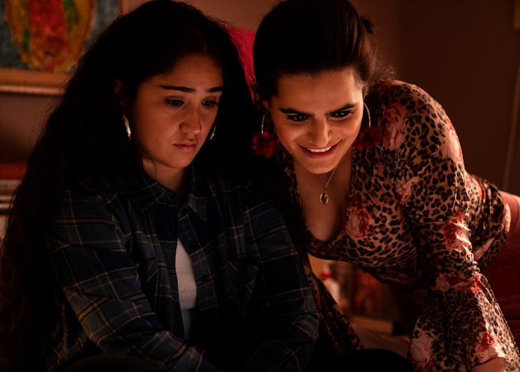 Haley Sanchez as Greta and Nava Mau as Ana in Generation.