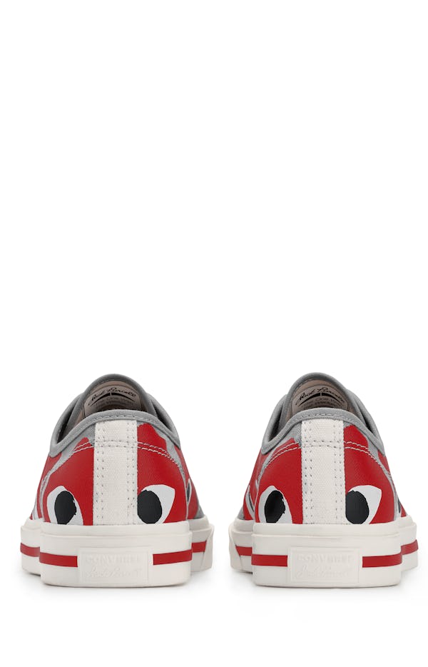 New Jack Purcell sneaker from the Converse x Comme des Garçons PLAY collaboration.