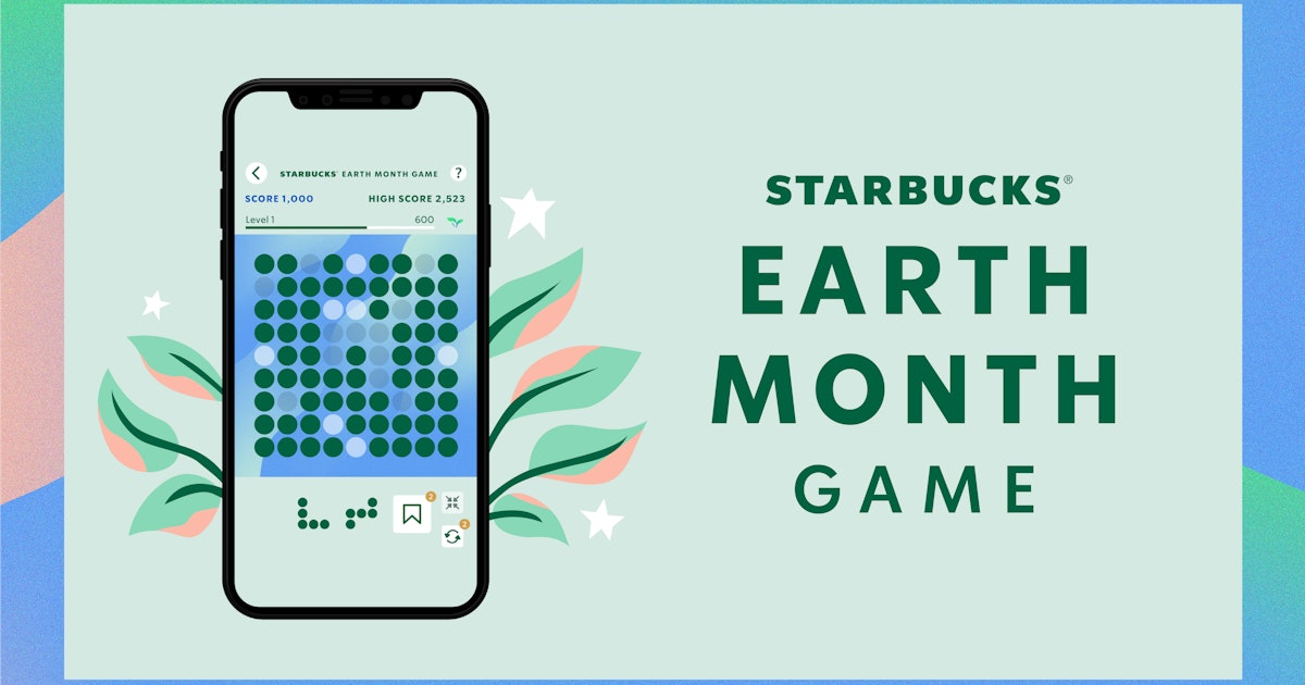 Here S How To Play Starbucks Earth Month Game For A Chance At Freebies Discounts Starbucks Games 2022 Nonmember