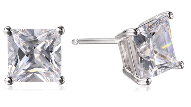 Amazon Essentials Cubic Zirconia Stud Earrings