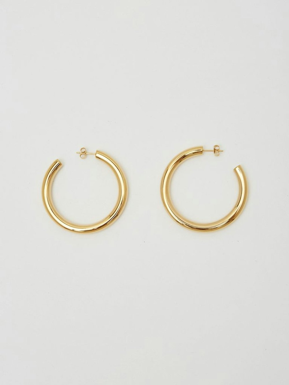 GOLD HOLLOW HOOPS