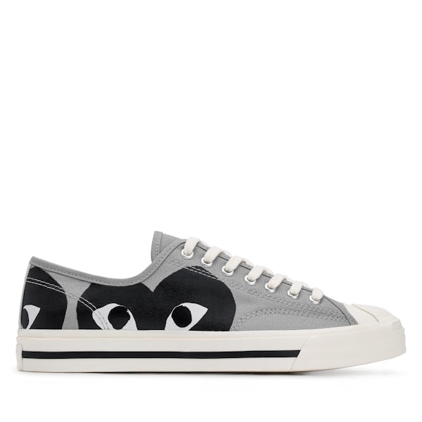 New Jack Purcell sneaker from the Converse x Comme des Garçons PLAY collaboration.