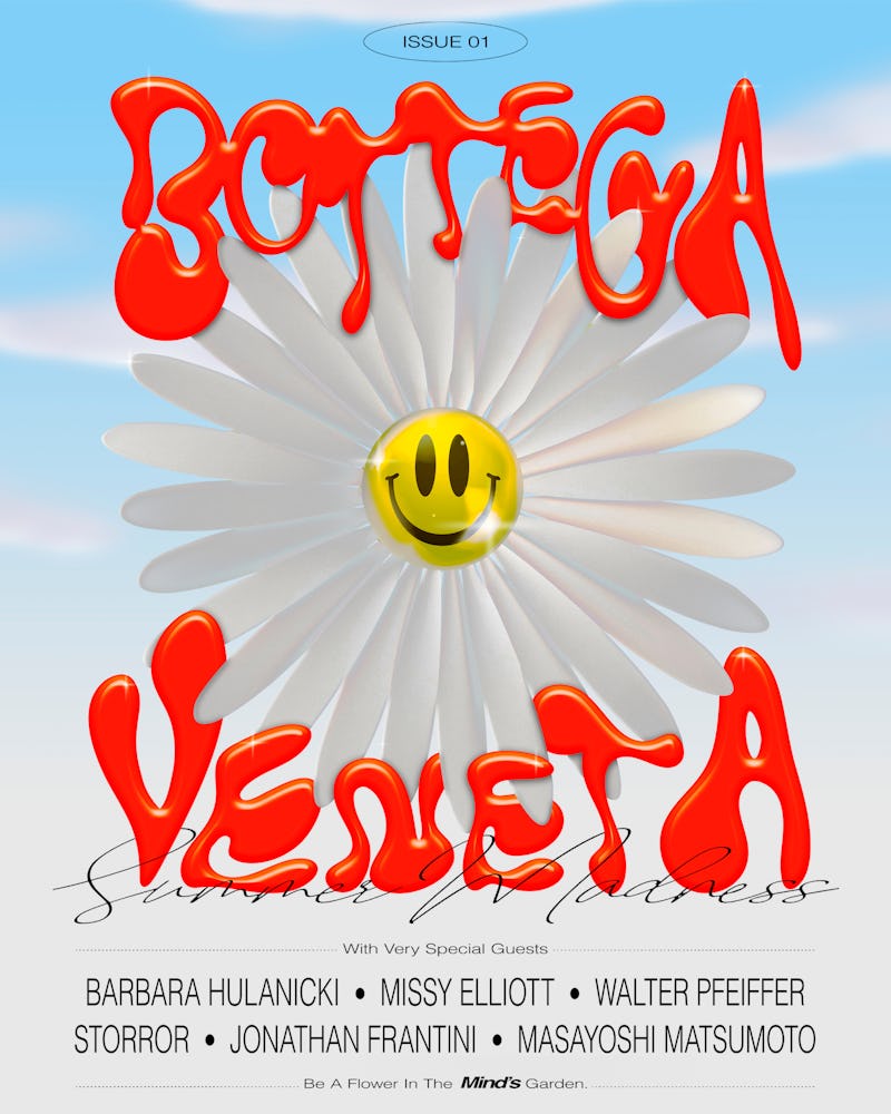Cover of Issue 01 by Bottega Veneta.