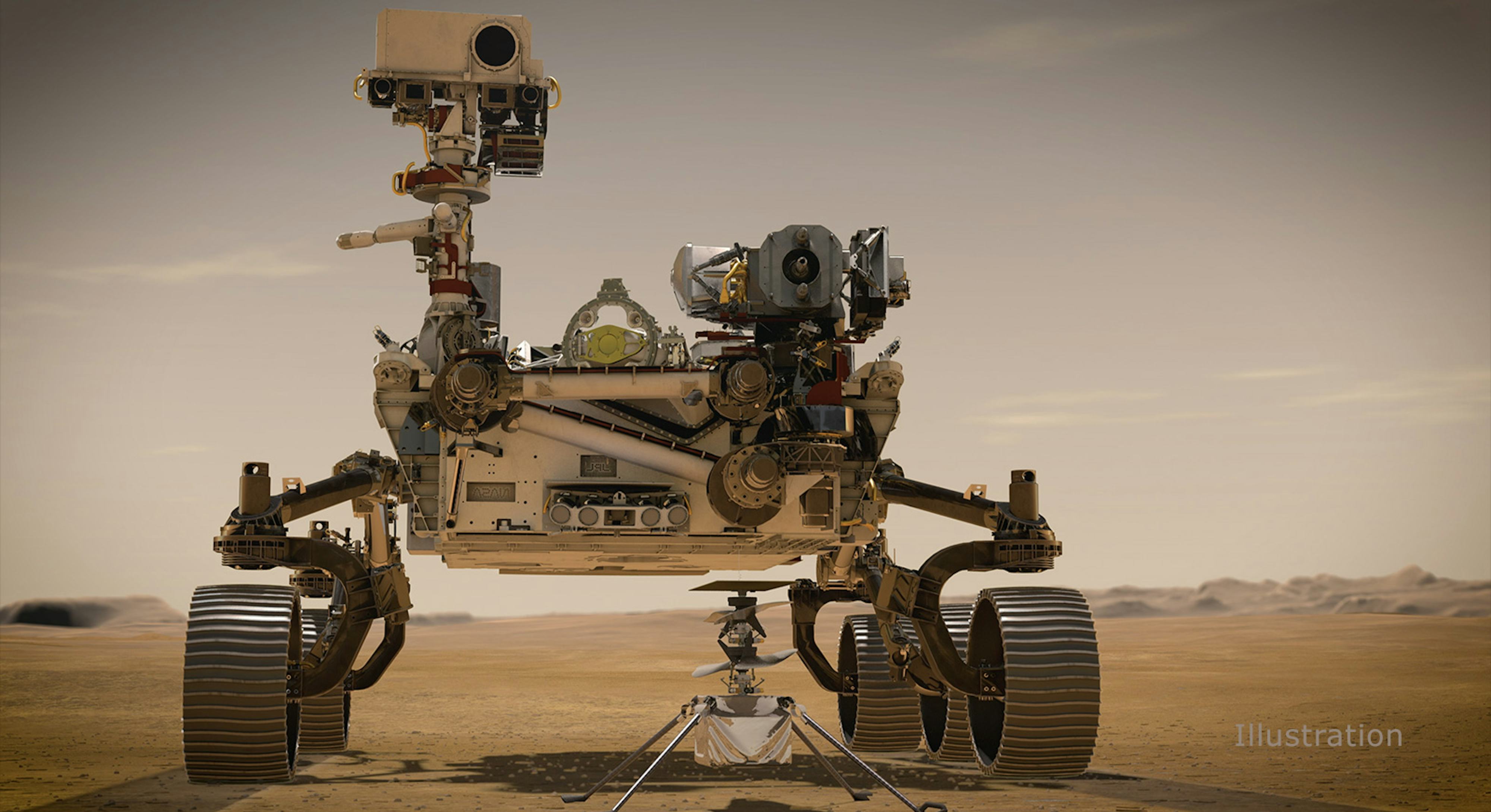 See how the Mars Perseverance rover stacks up against sci-fi robots