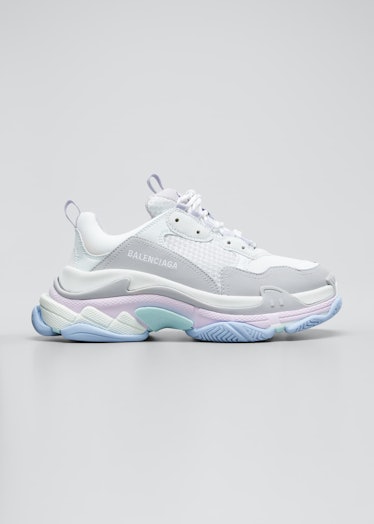 Triple S Chunky Sneakers in Pastel