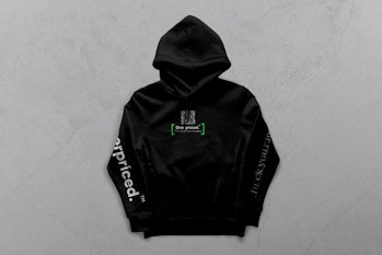 Overpriced.™ NFT-powered hoodie