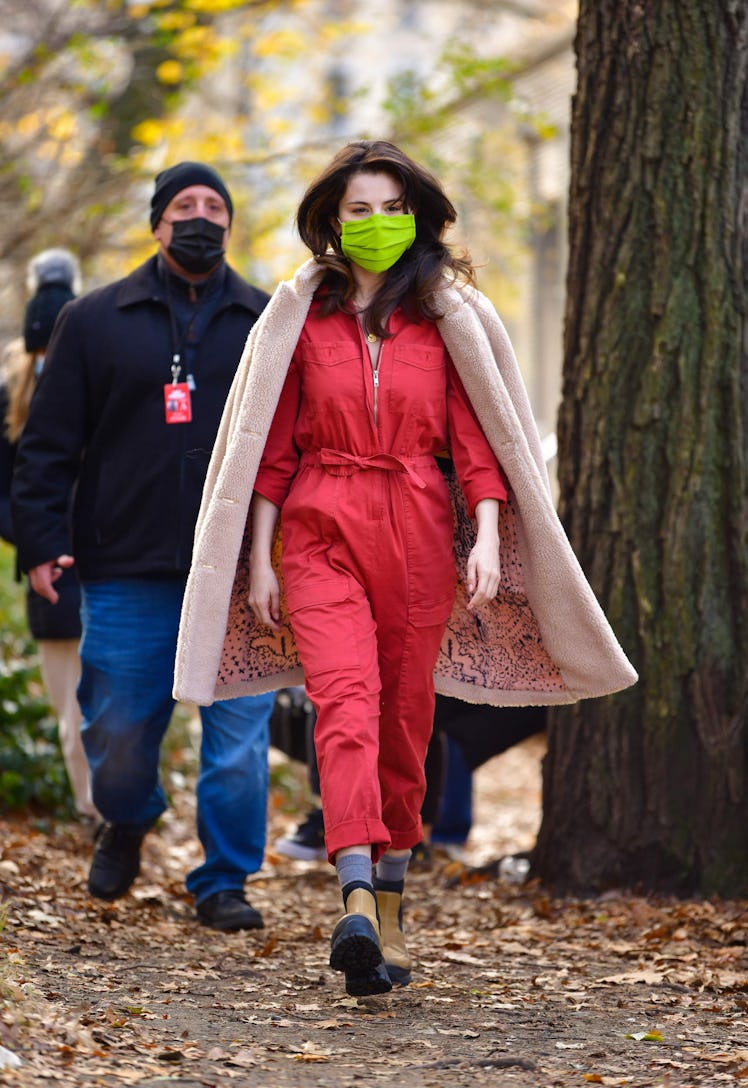 Selena Gomez in a jumpsuit