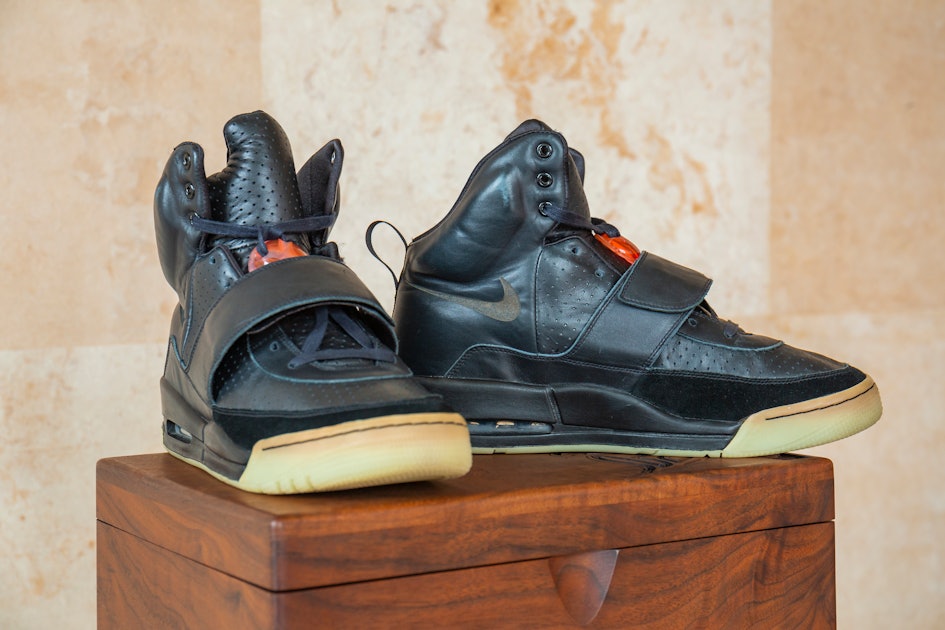A Kanye-worn, ultra rare Nike 'Air Yeezy' sneaker is going up for auction