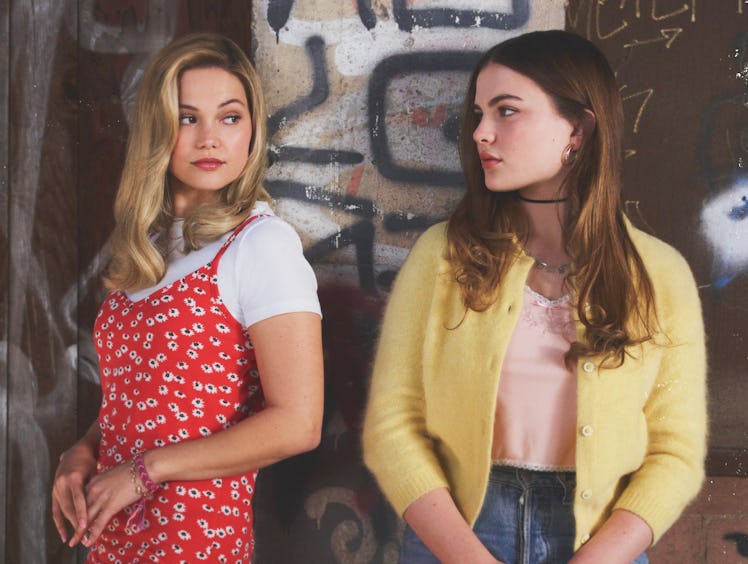 Olivia Holt as Kate Wallis and Chiara Aurelia as Jeanette Turner in Freeform's 'Cruel Summer'