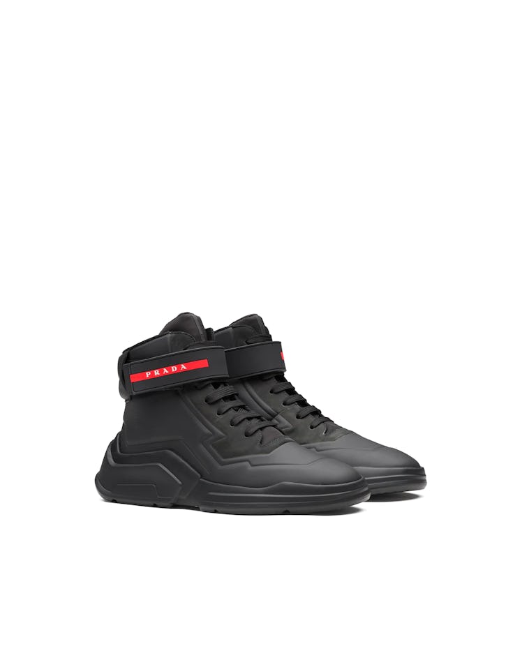 Prada Polarius 19 LR High-Top Sneakers