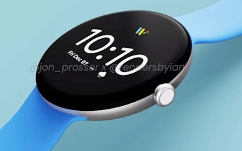 Renderings show Google's rumored Pixel Watch smartwatch.