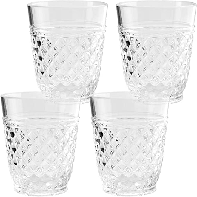 PG Drinkware 14-Ounce Acrylic Water Tumblers (Set of 4)