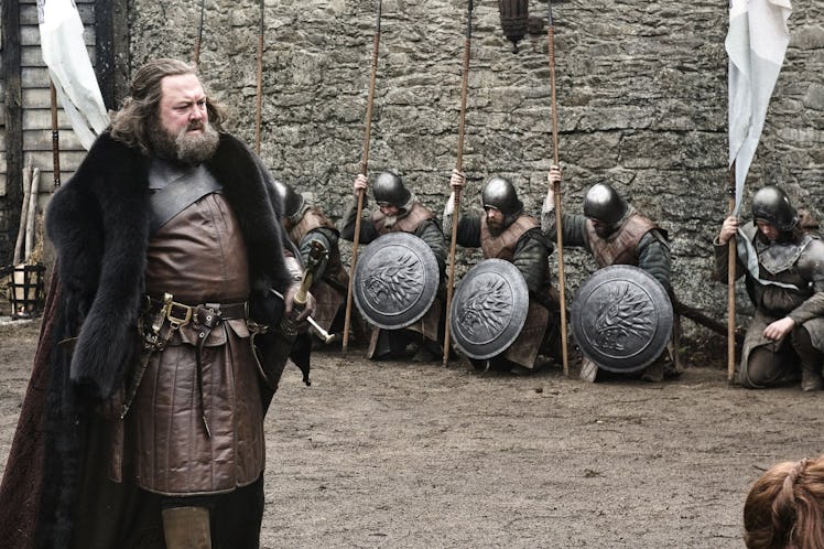 Mark Addy as Robert Baratheon in Game of Thrones