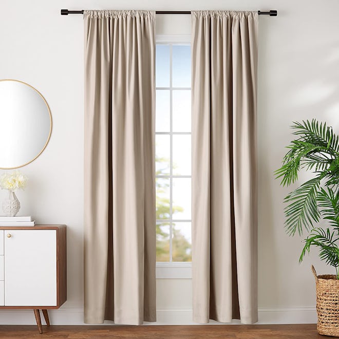 Amazon Basics Room Darkening Curtains