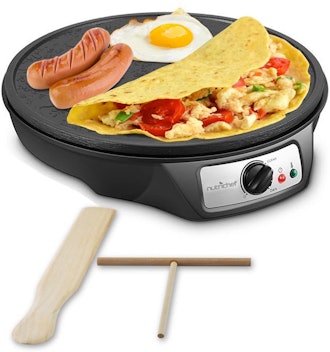 NutriChef Electric Crepe Giddle