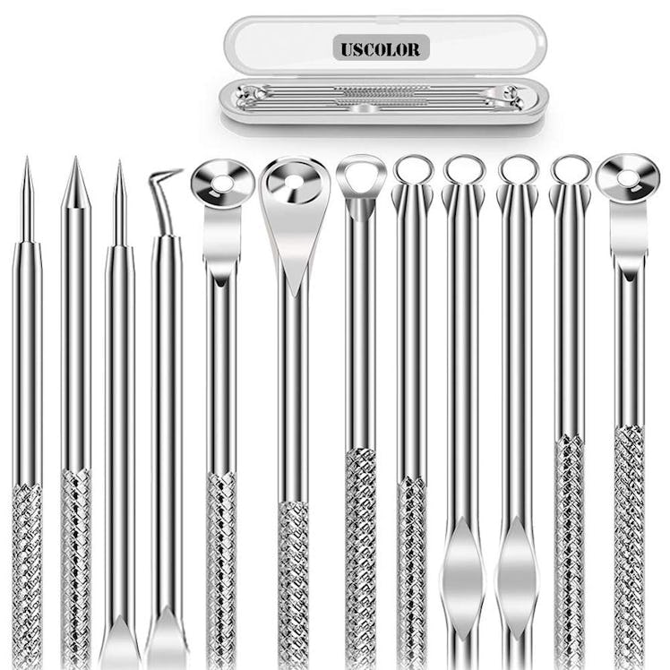 USCOLOR Dual Heads Blackhead Remover Kit (6 Pieces)