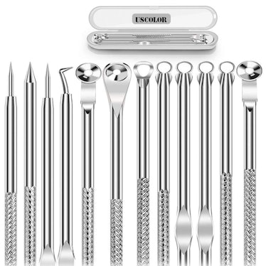 USCOLOR Dual Heads Blackhead Remover Kit (6 Pieces)