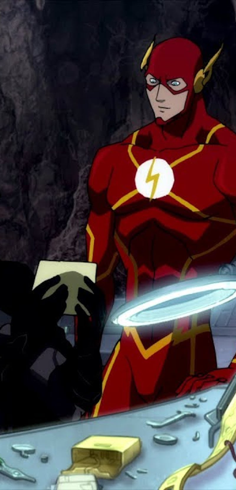 Batman and the Flash from the Justice League DC animated movie