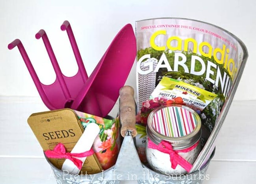 Garden gift basket.