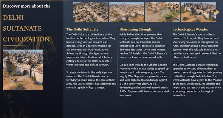 age of empires 4 delhi sultanate