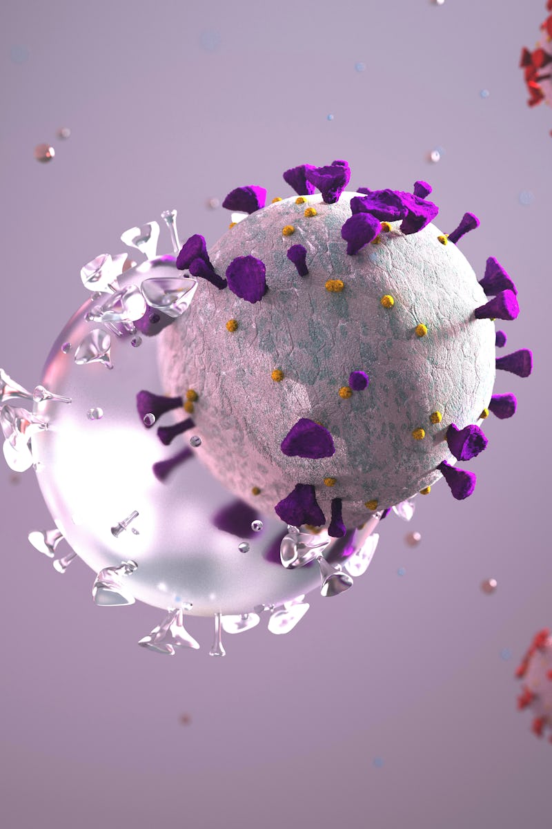 coronavirus mutation 3d
