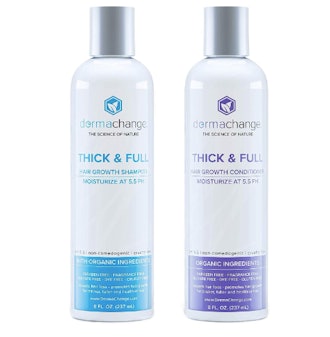DermaChange Organic Hair Growth Shampoo and Conditioner Set (8 Fl. Oz. Each)