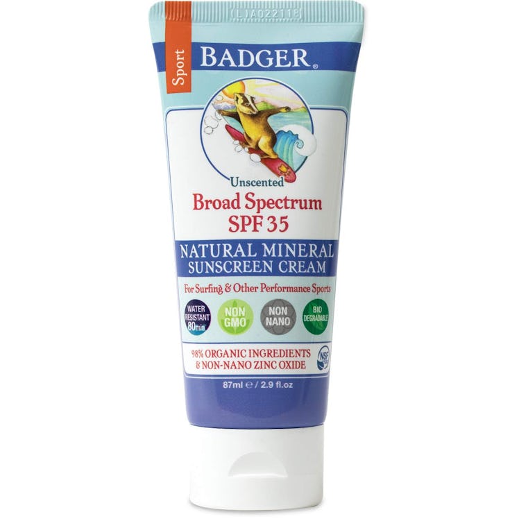 Badger Natural Mineral Sunscreen Cream 