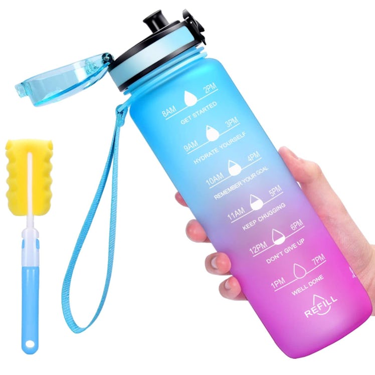 Favofit Water Bottle with Time Marker