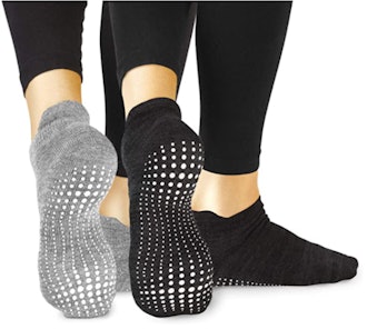 LA Active Non Slip Grip Socks (2-Pack)