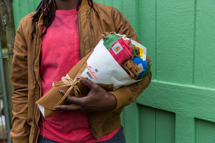 Carhartt's Mother's Day 2021 bouquets are made of comfy attire your mom can relax in.