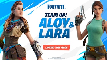 Fortnite Team Up! Aloy & Lara