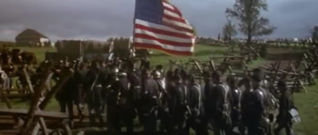 Martin Sheen stars in the 1993 film, Gettysburg.