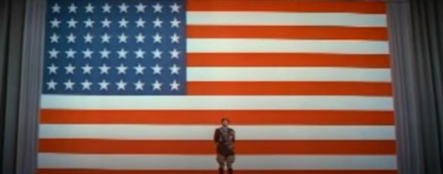 'Patton' is a biographical film of the WWII hero, General Patton.
