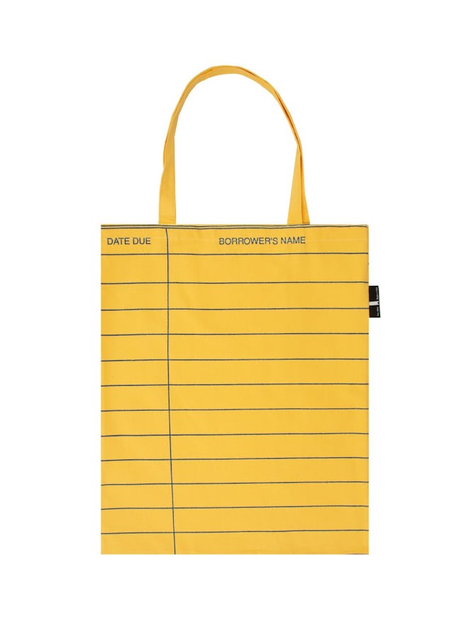 Library Card Yellow Tote Bag
